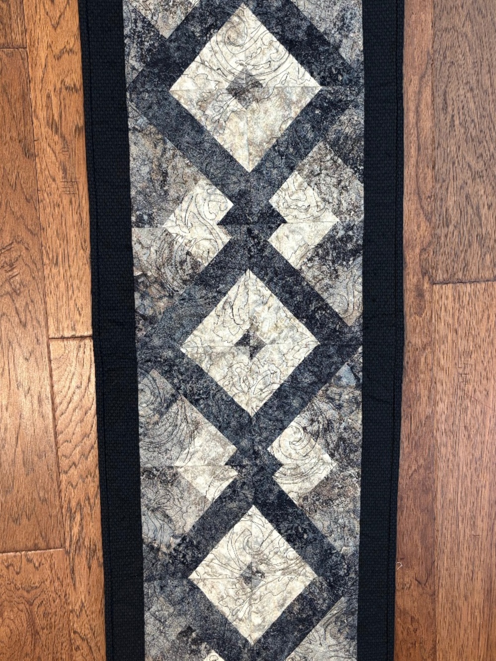 Quilted table runner.  Handmade.